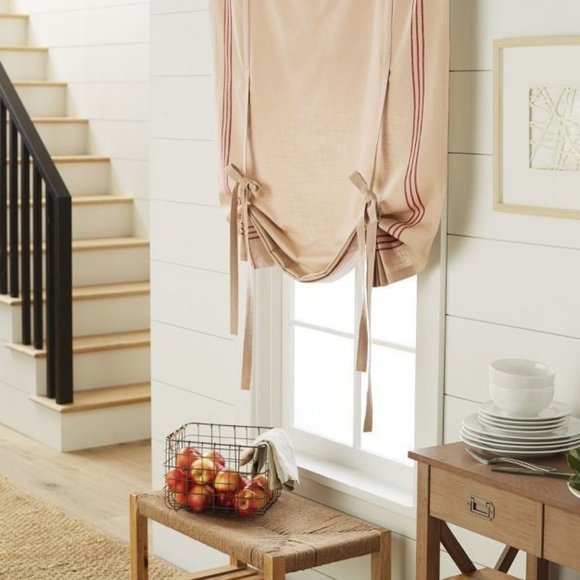 Threshold Accents Threshold Small Milk Crate Wire Basket Copper Handles Antique Pewter